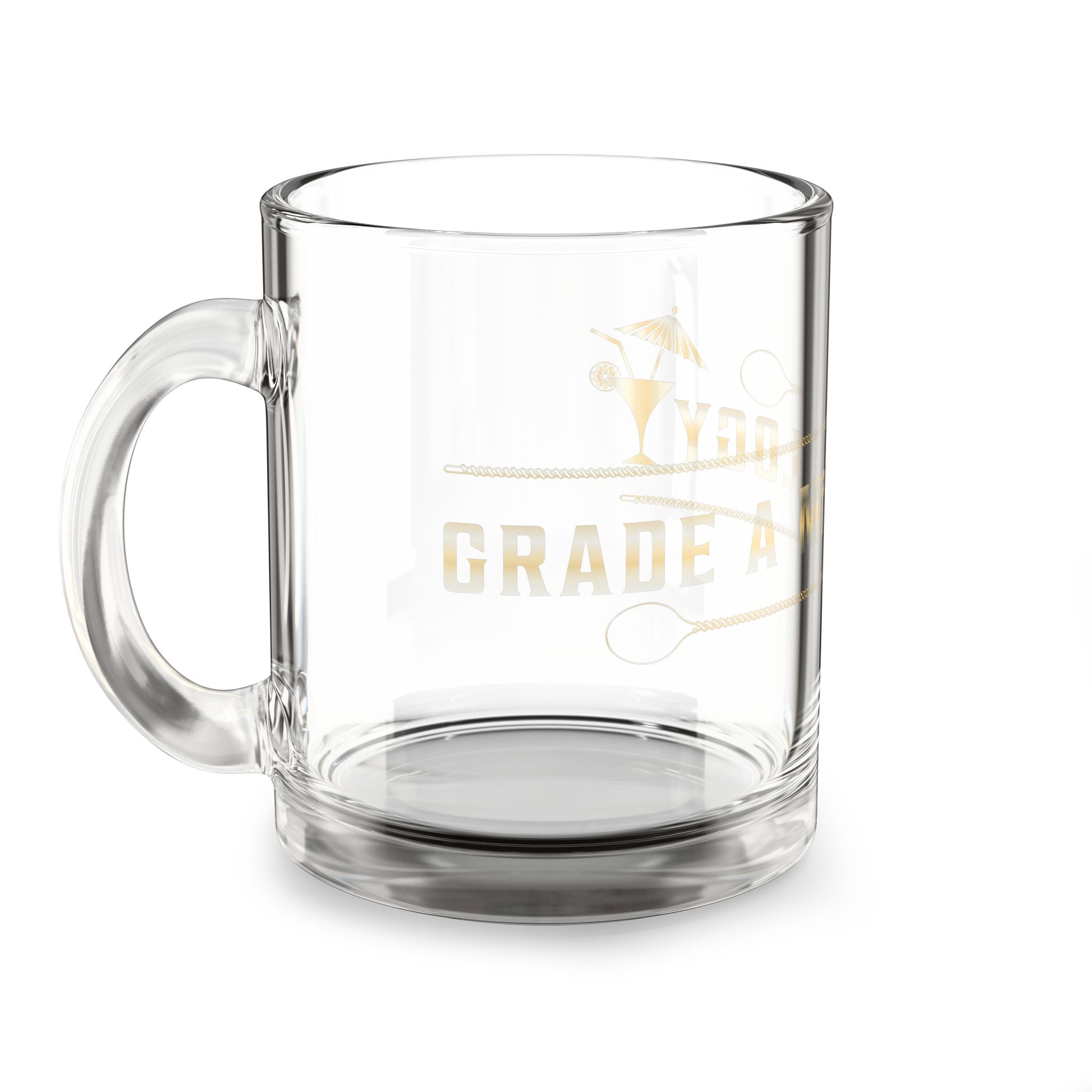 Glass Mug — Grade A Mixology Cocktail Glass, 10oz
