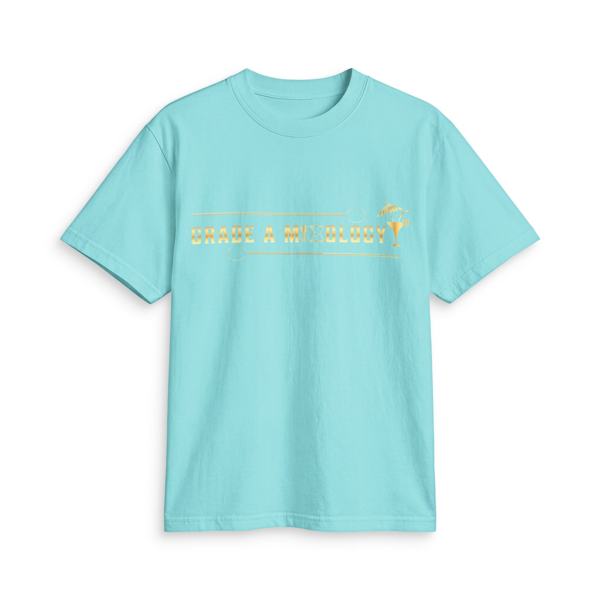 Grade A Melody T-Shirt — Gold Script Music Tee