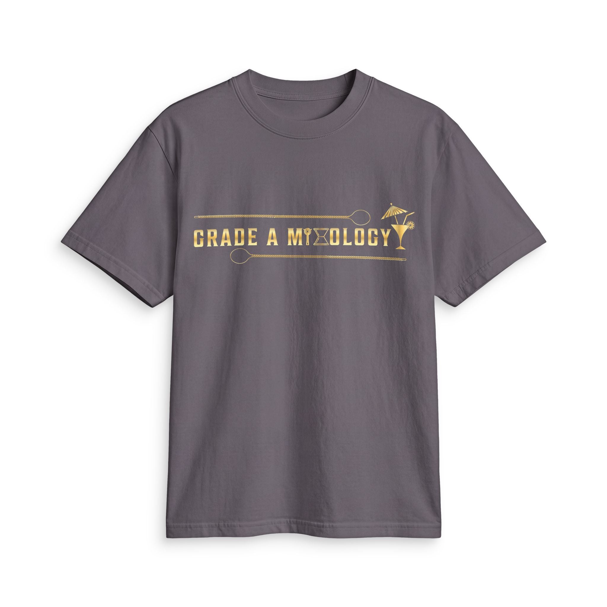 Grade A Melody T-Shirt — Gold Script Music Tee