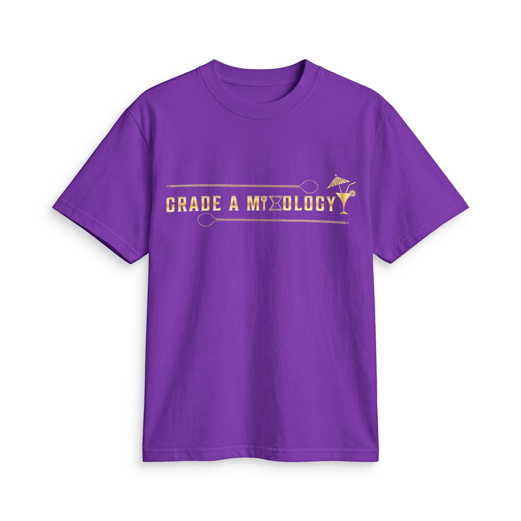 Grade A Melody T-Shirt — Gold Script Music Tee