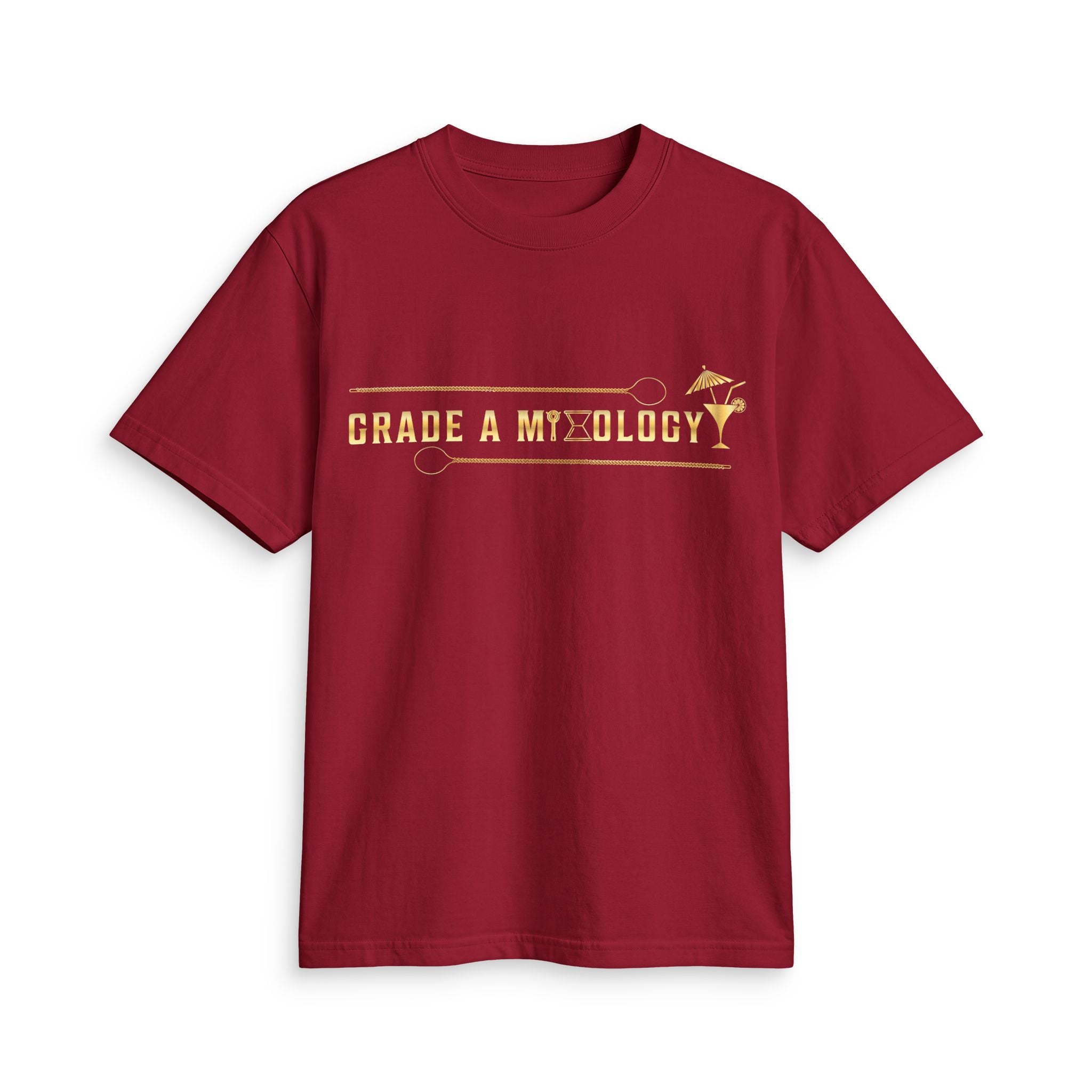 Grade A Melody T-Shirt — Gold Script Music Tee