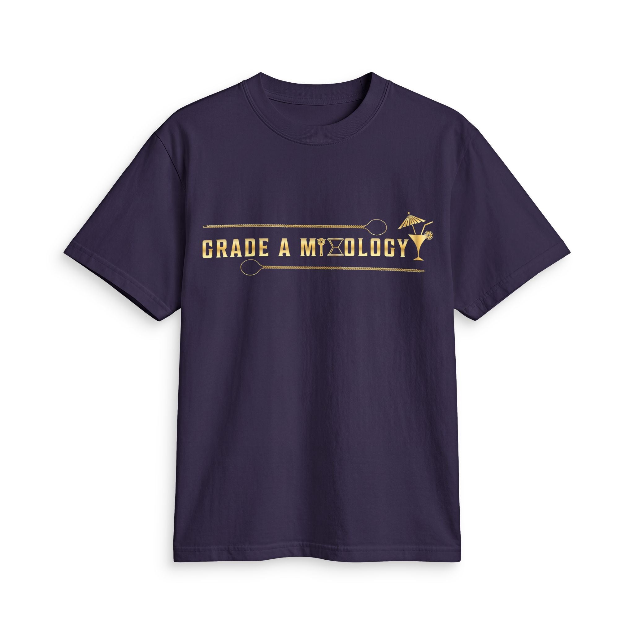 Grade A Melody T-Shirt — Gold Script Music Tee