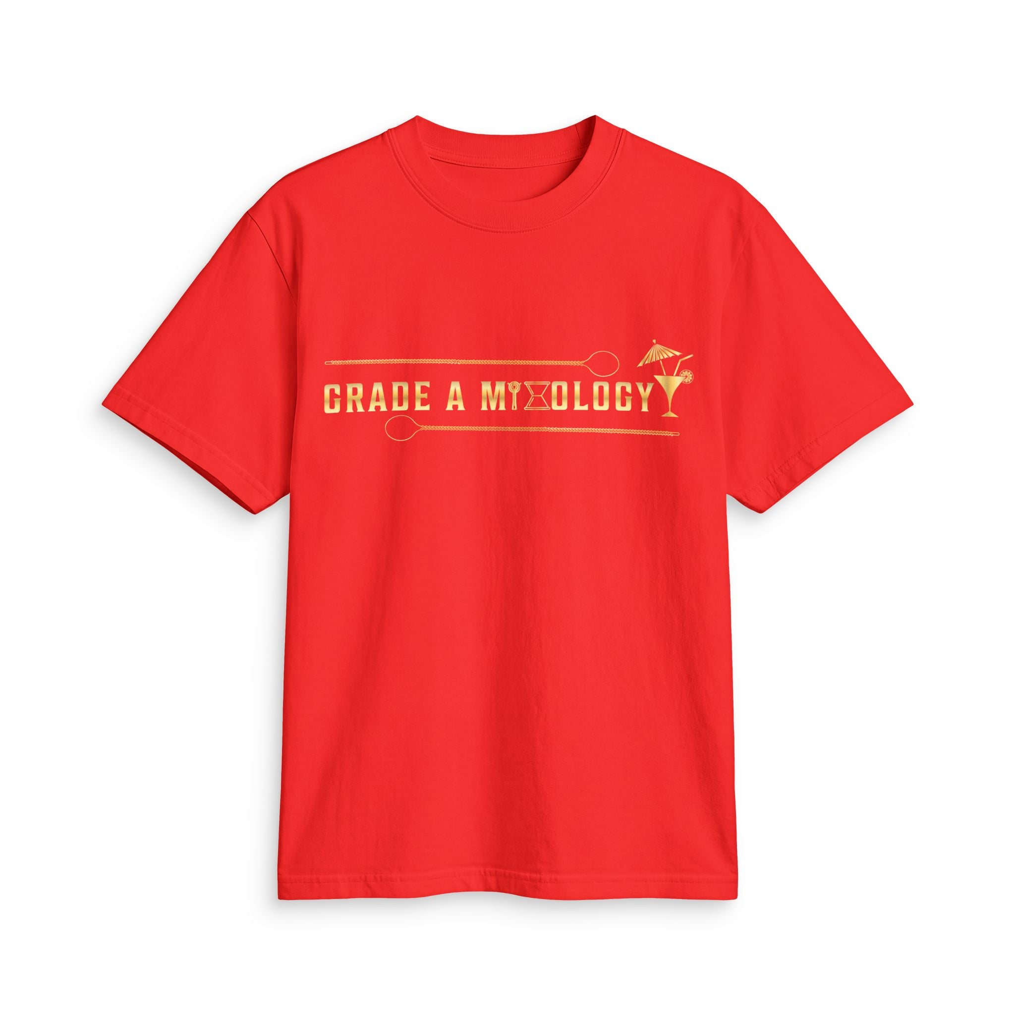 Grade A Melody T-Shirt — Gold Script Music Tee