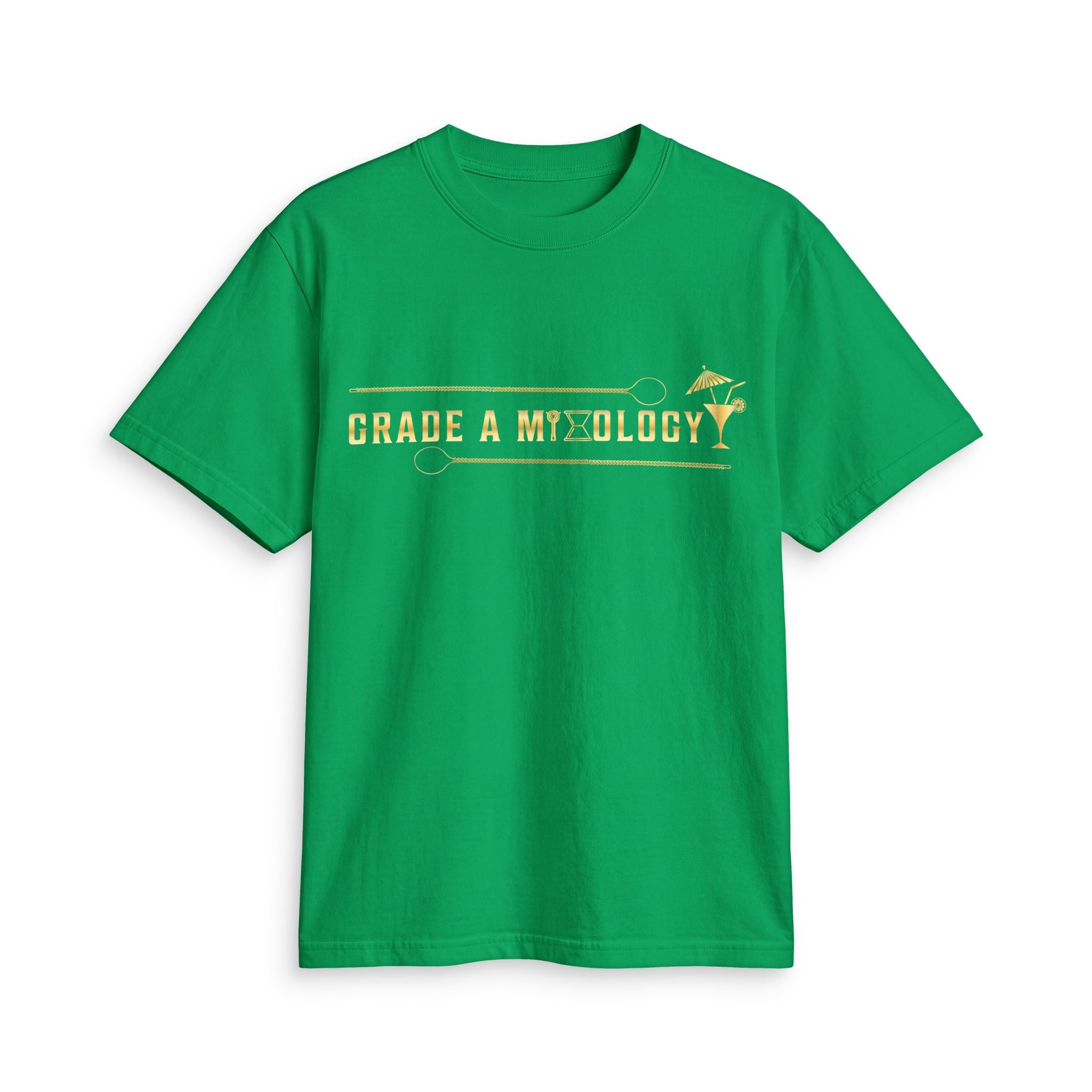 Grade A Melody T-Shirt — Gold Script Music Tee