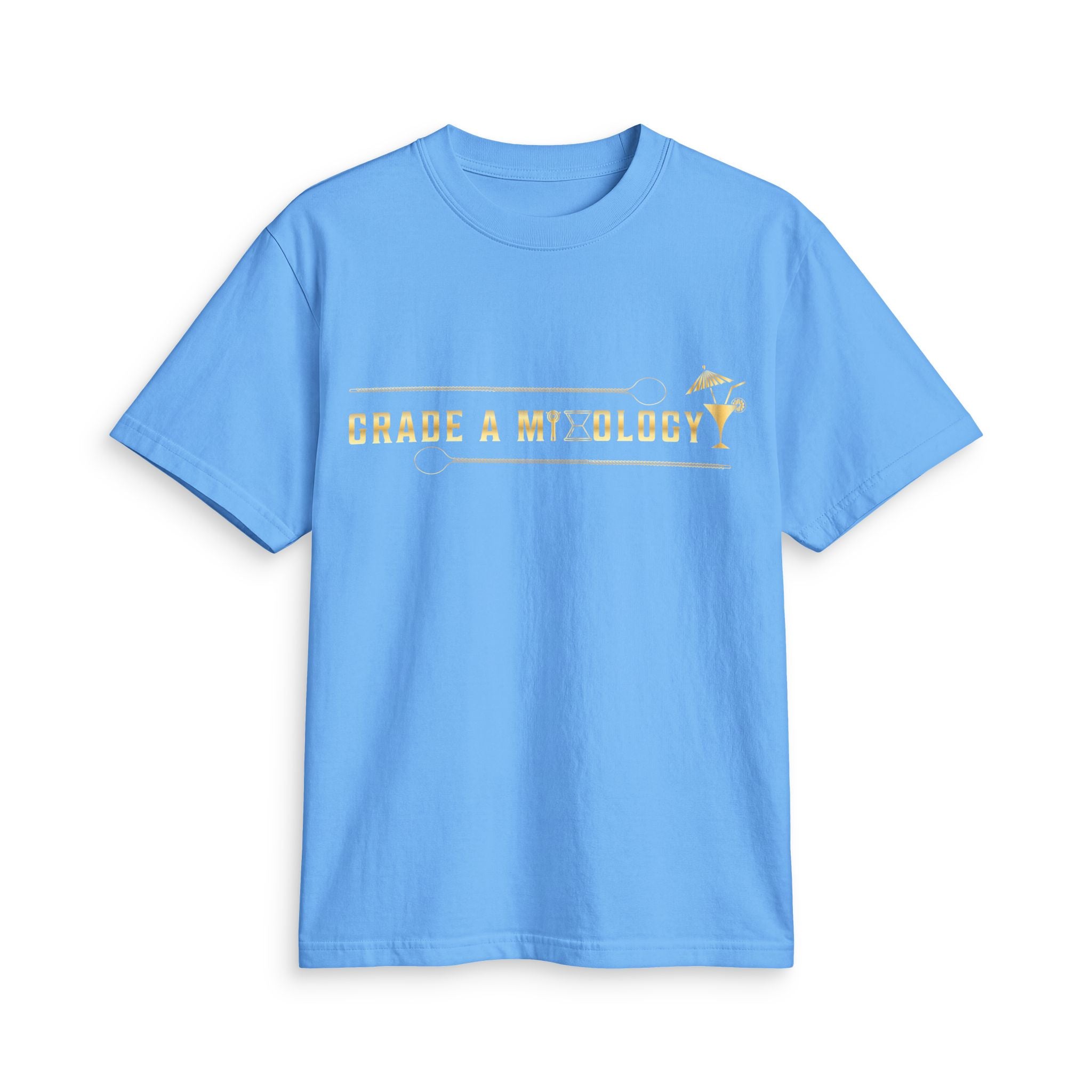 Grade A Melody T-Shirt — Gold Script Music Tee