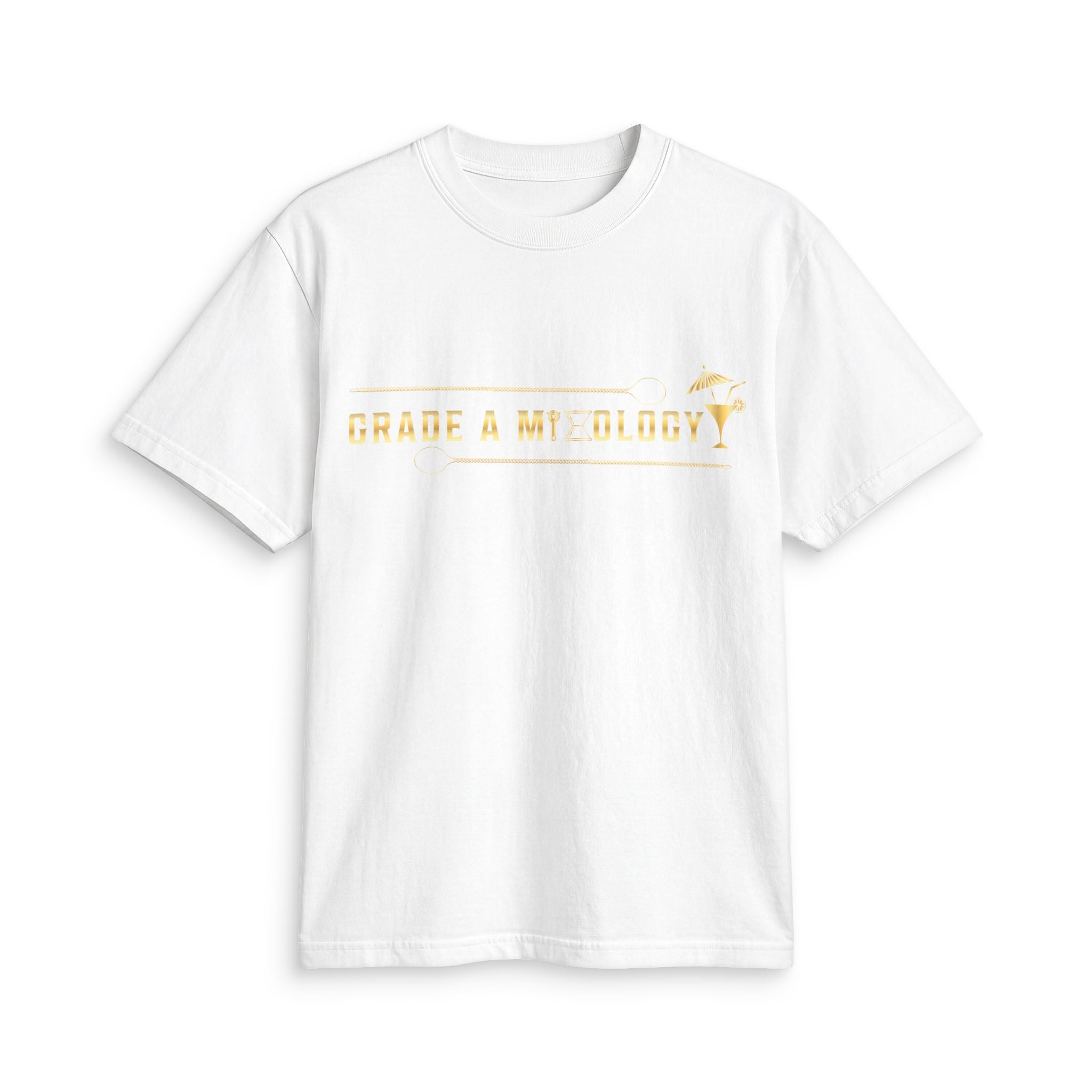 Grade A Melody T-Shirt — Gold Script Music Tee