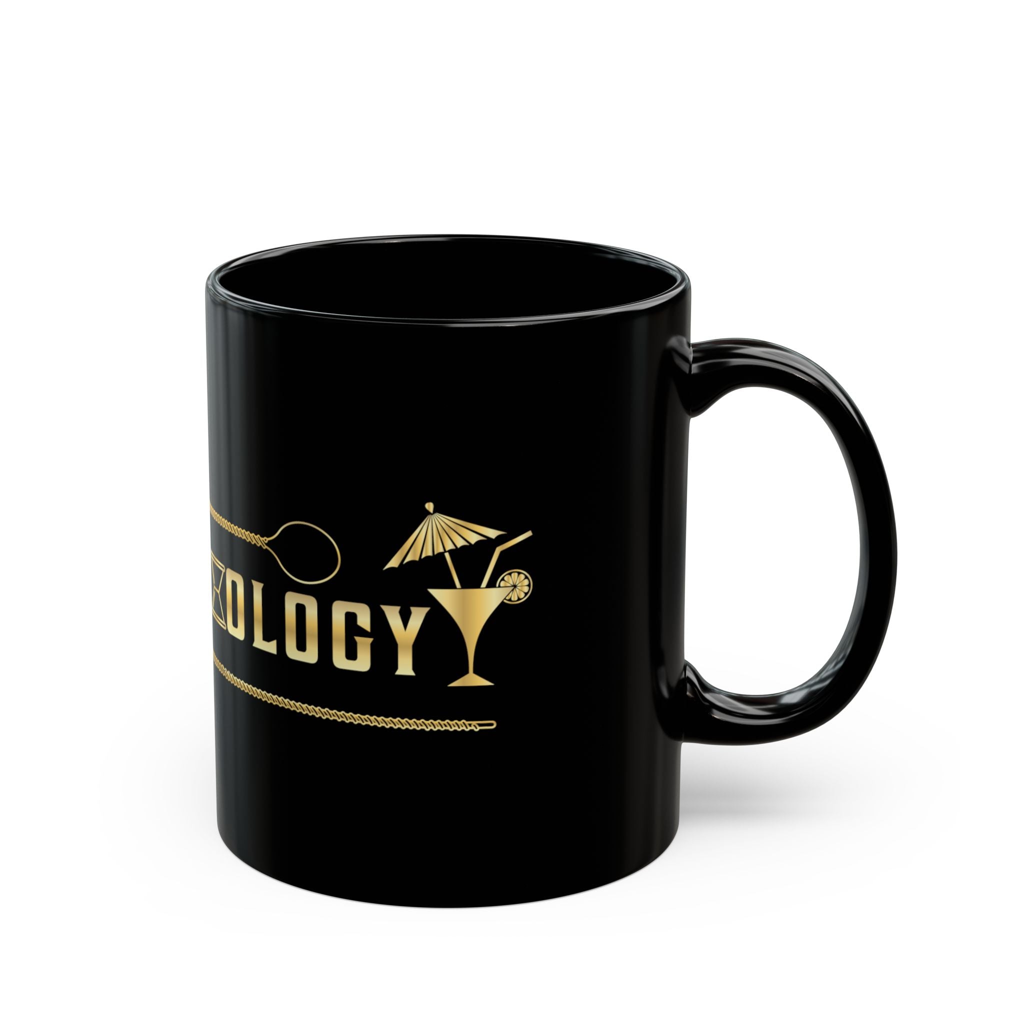 Barware Mug — 'Made a Mixologist' Black Coffee Cup (11oz/15oz)