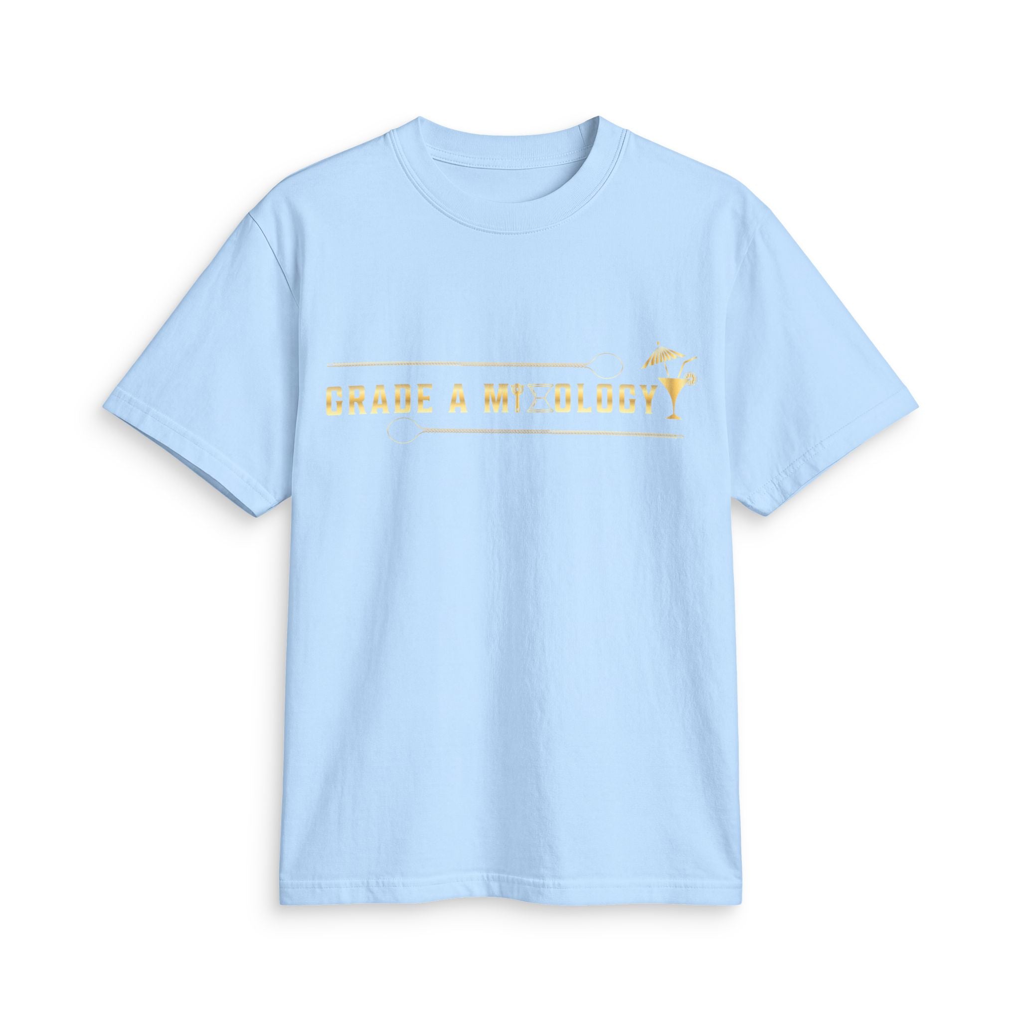 Grade A Melody T-Shirt — Gold Script Music Tee