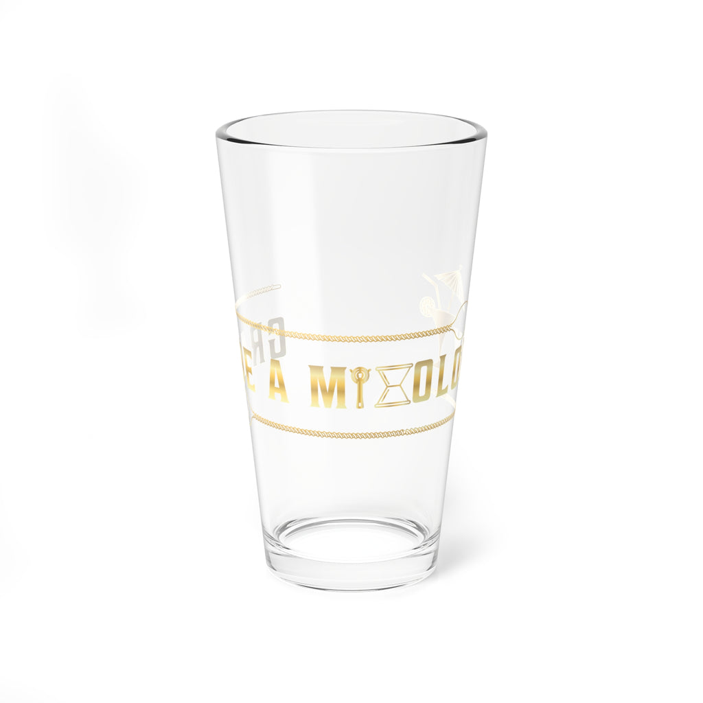 Gold Script 16oz Mixing Glass — You’re a Grade A Bartender Cocktail Shaker Glass