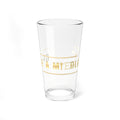 Gold Script 16oz Mixing Glass — You’re a Grade A Bartender Cocktail Shaker Glass